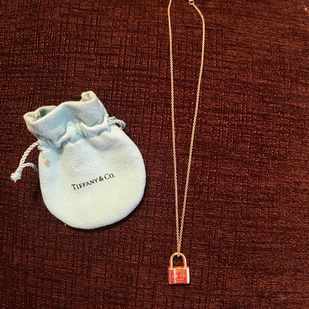 Tiffany & Co. Silver Necklace with Padlock